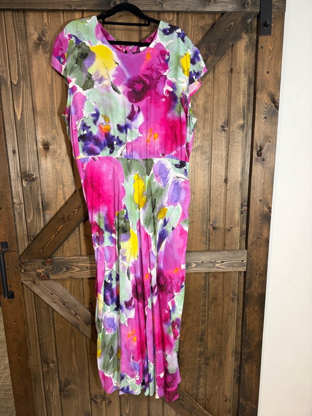 FOIL Women’s Pink Floral Midi Dress